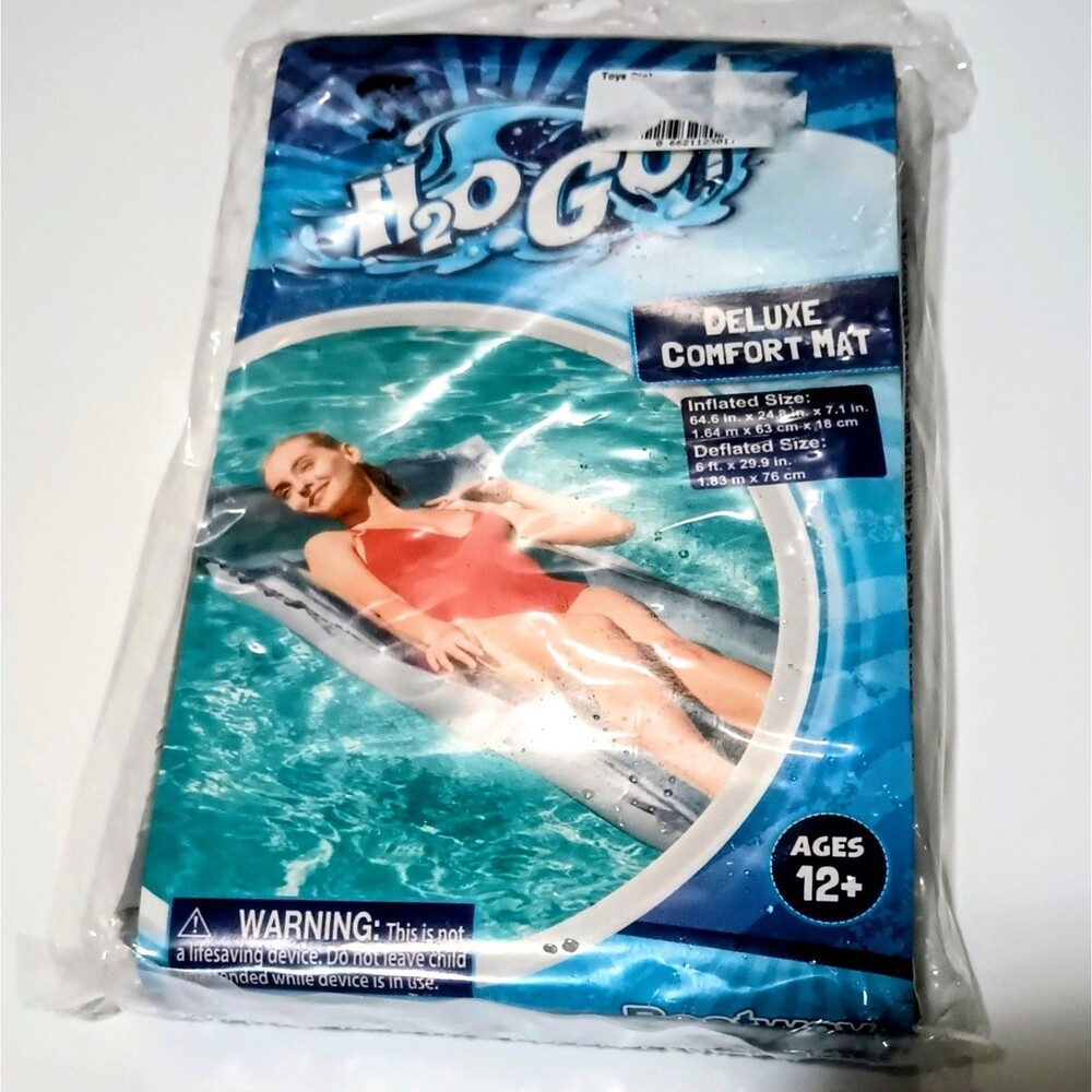 H2O GO: Deluxe Comfort Mat (gray) float, Brand New Sealed for ages 12+